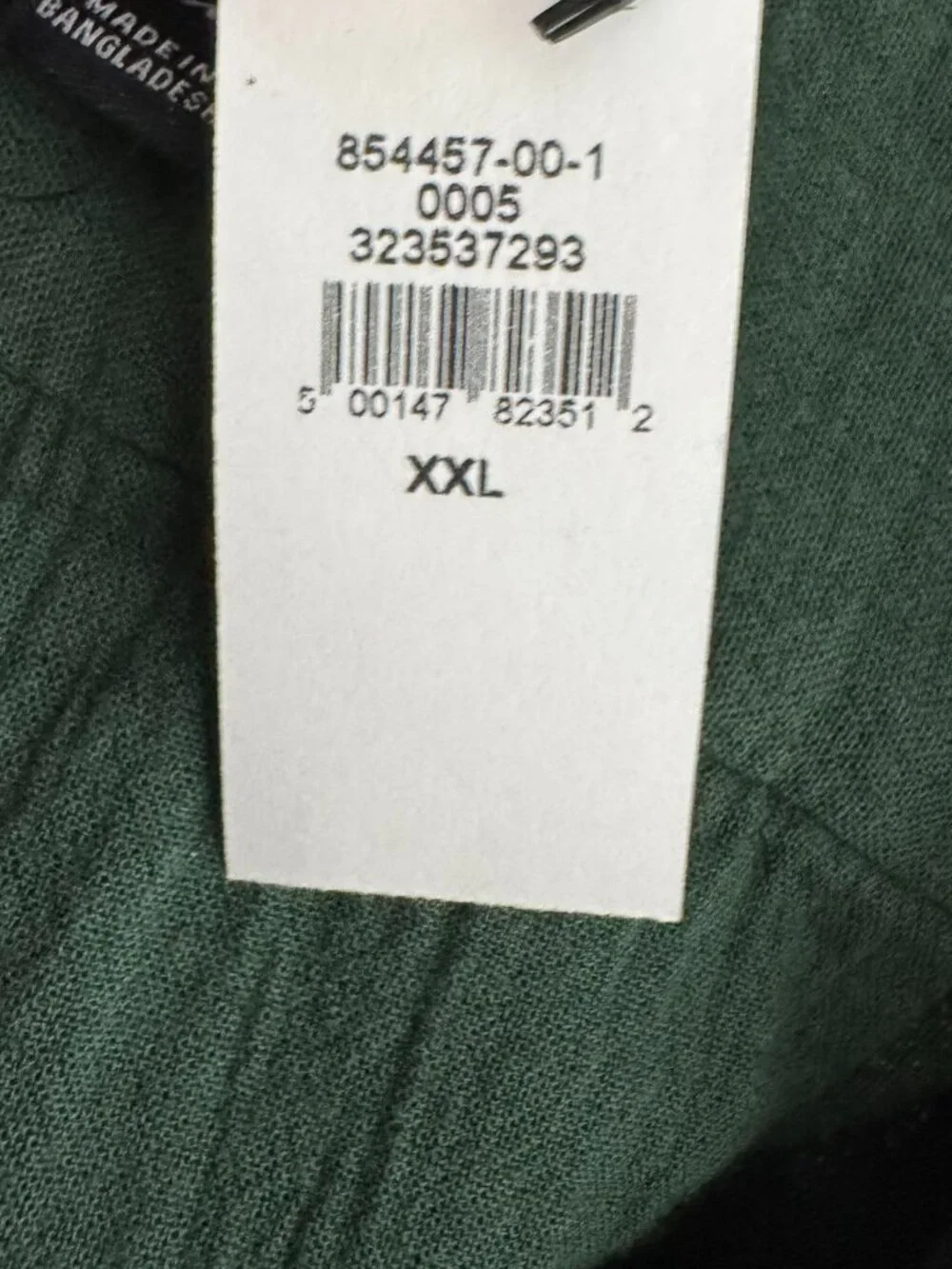 Banana Republic Standard Fit Double Weave Shirt Mens 2XL Green NWT TP-3983